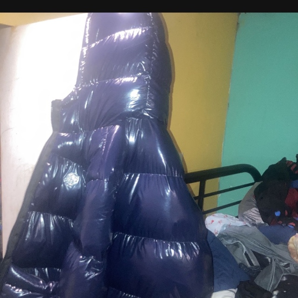 COPY - Blue puffer coat